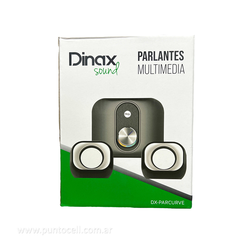 PARLANTE P/ PC DINAX 2.1 DX-PARCURVE