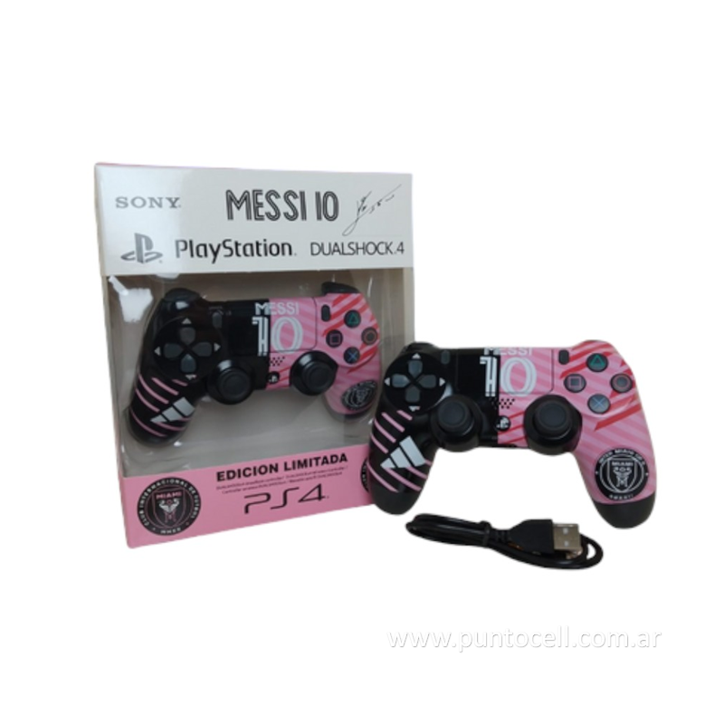 JOYSTICK DOUBLESHOCK PS4 INALAMBRICO MESSI (JOY-GGJS4MME)