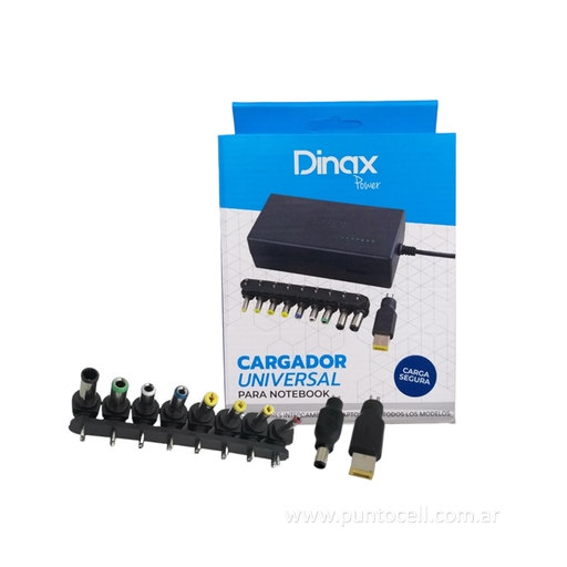 CARGADOR NOTEBOOK UNIVERSAL DINAX 10 PINES (PSU24005)