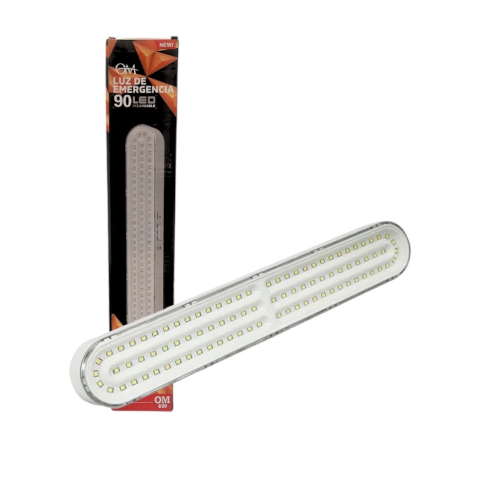 LUZ DE EMERGENCIA 90 LED RECARGABLE (LZ-GGOM809)