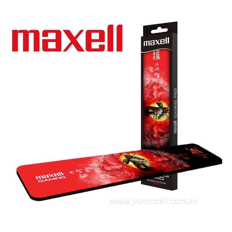 PAD MOUSE MAXELL APOYA MUÑECA GAMING P/TECLADO GMP-2 MEDIUM