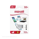 PENDRIVE MAXELL DUAL 32G TIPO C 3.0