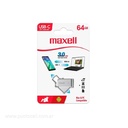 PENDRIVE MAXELL DUAL 64G TIPO C 3.0