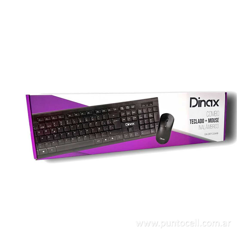 KIT INALAMBRICO TECLADO + MOUSE DINAX DX-2BTCOMB