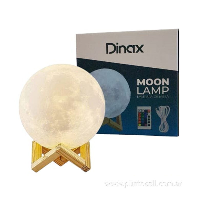 LAMPARA DINAX LUNA 18CM USB