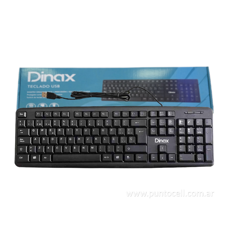 TECLADO DINAX DX-TEC643 C/ CABLE USB