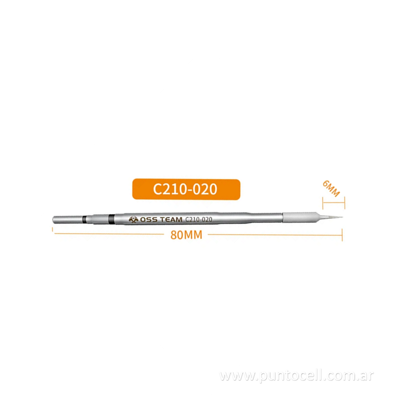 PUNTA DE SOLDADOR OSS TEAM C210-002 - Curva