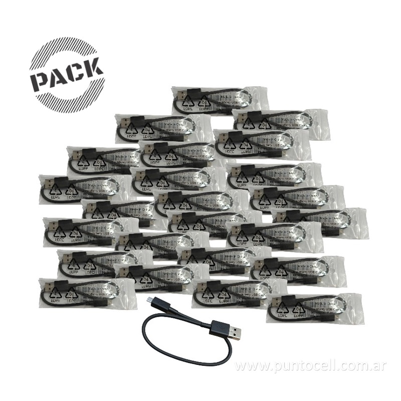 PACK x 50 - CABLES USB BLACKBERRY MICRO USB - ORIGINAL