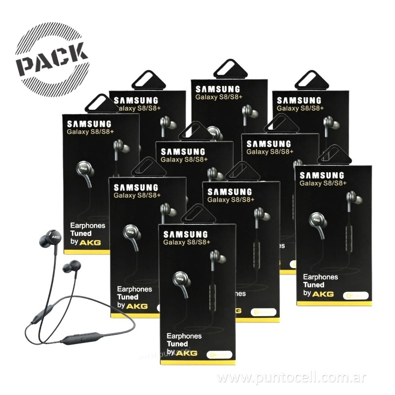 PACK x 10 - AURICULARES BLUETOOTH SAMSUNG S8/S8 PLUS AKG