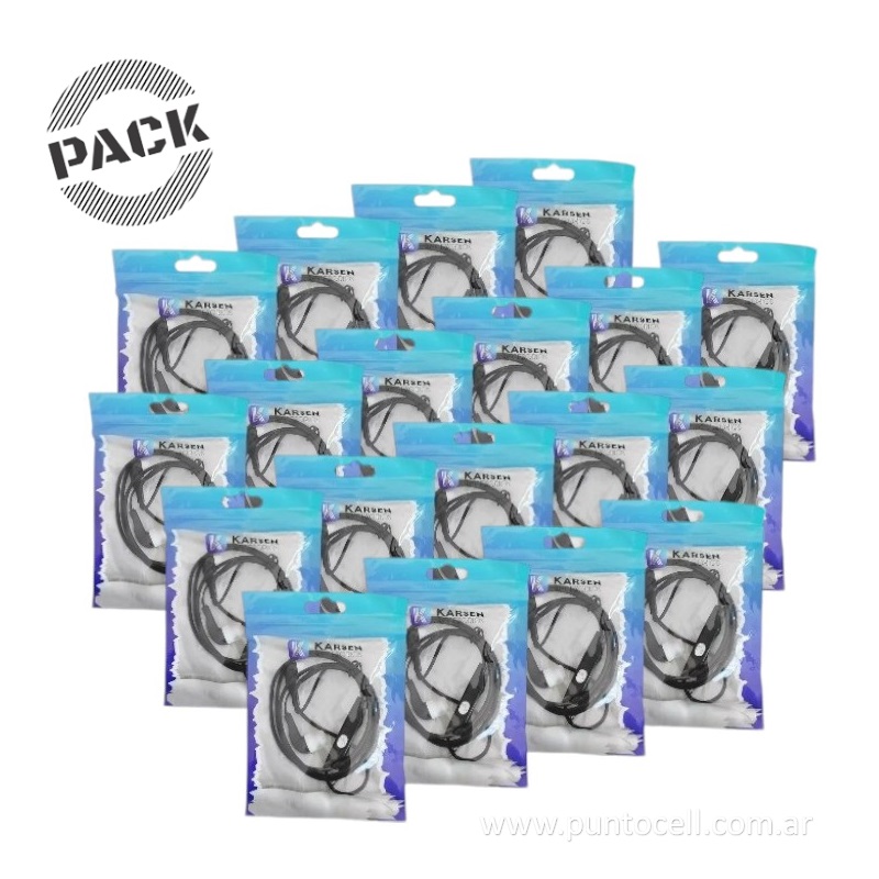 PACK x 50 - AURICULARES IN EAR IMAX MOD-009 / KARSEN MARLEY