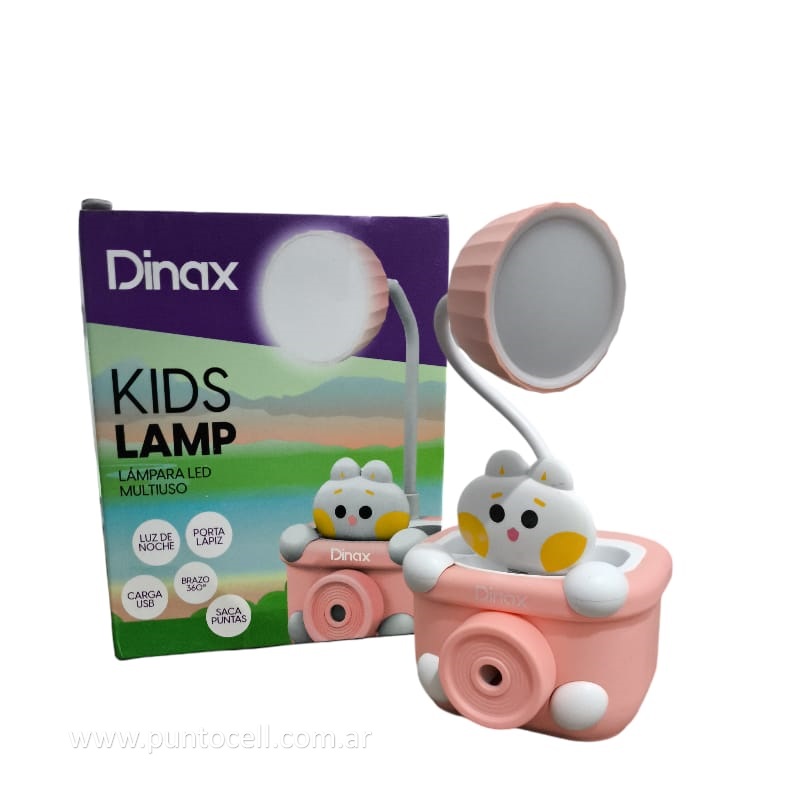 LAMPARA LED ESCRITORIO DINAX KIDS LAMP (DX-LAMPCAT) SACAPUNTAS