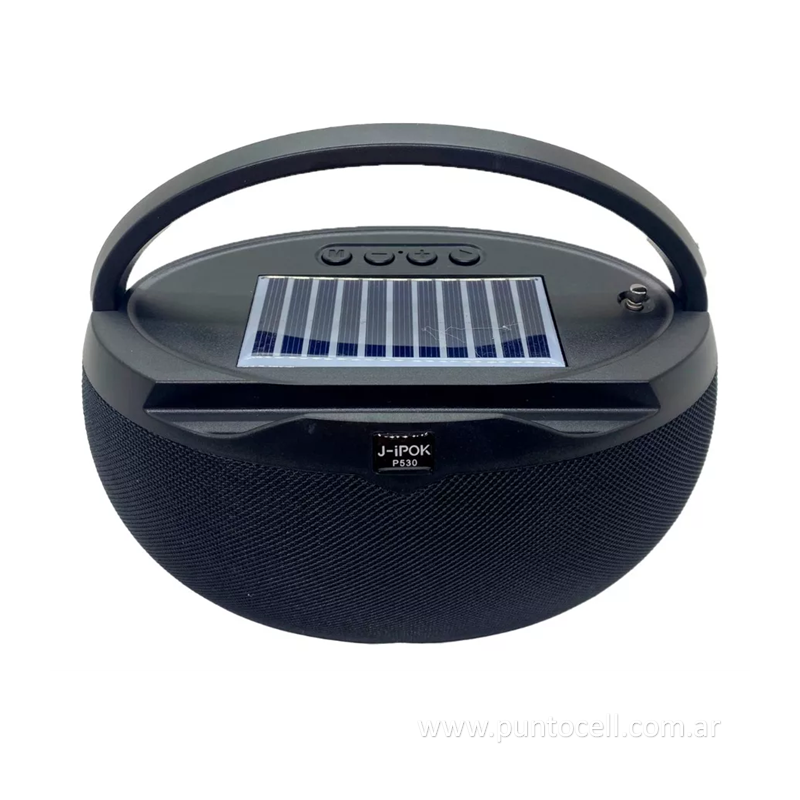 PARLANTE PORTATIL BLUETOOTH J-iPOK P530 C/ CARGA SOLAR