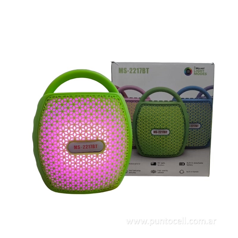 PARLANTE PORTATIL BLUETOOTH MS-2217BT