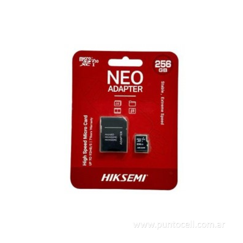 MEMORIA HIKVISION - HIKSEMI SD 256GB CASE 10