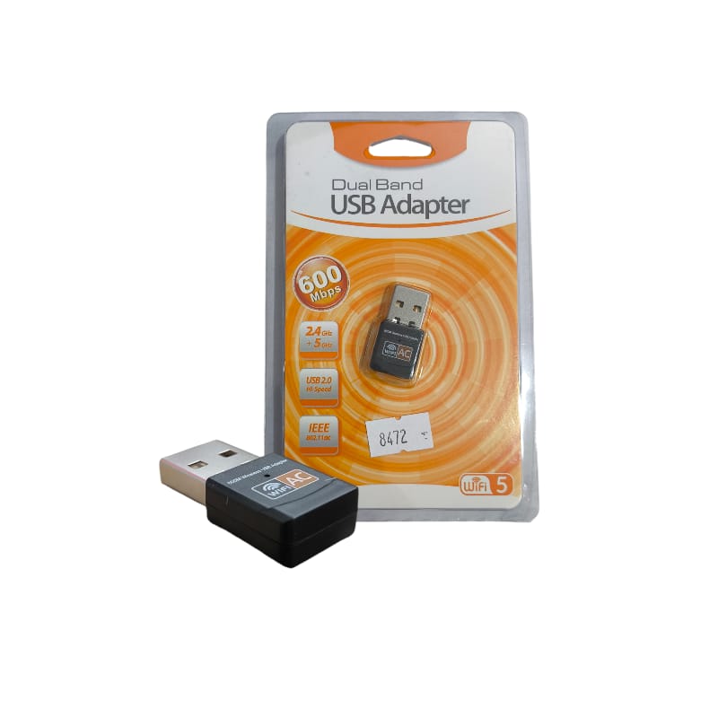 ADAPTADOR WI-FI NANO USB 600Mbps