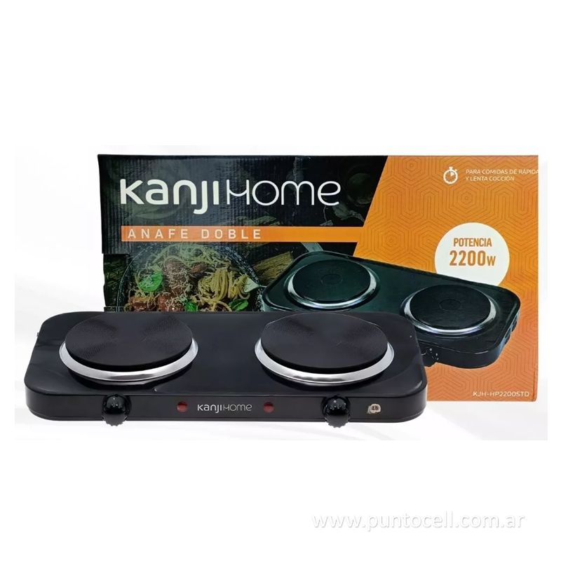 ANAFE ELECTRICO DOBLE KANJI (HP2200STD)