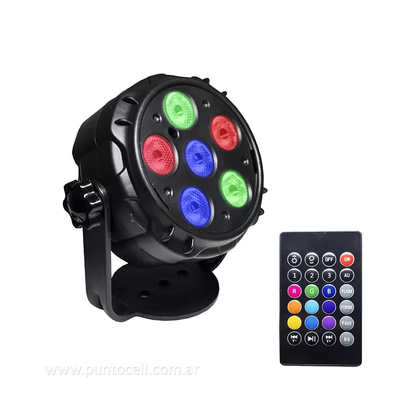 LUZ LED MINI PROTON RGB C/ CONTROL REMOTO (OM-1006)