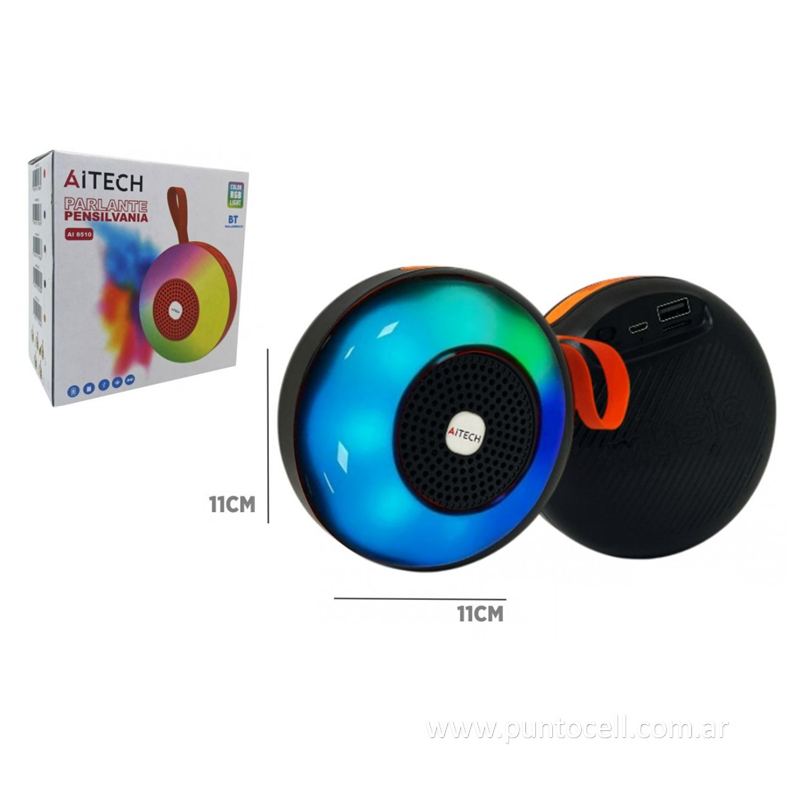 PARLANTE PORTATIL BLUETOOTH AITECH PENSILVANIA - 5W (AI 8510)