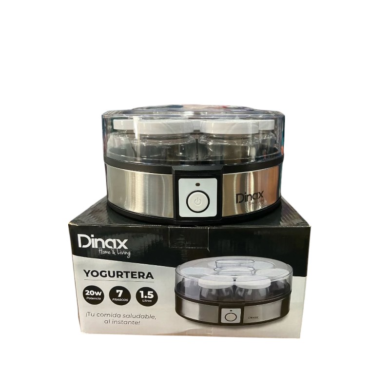 YOGURTERA ELECTRICA DINAX 1.5L • 7 FRASCOS (YGYOG2001)