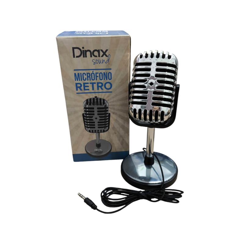 MICROFONO DINAX RETRO 3.5mm (DXMICRET25)