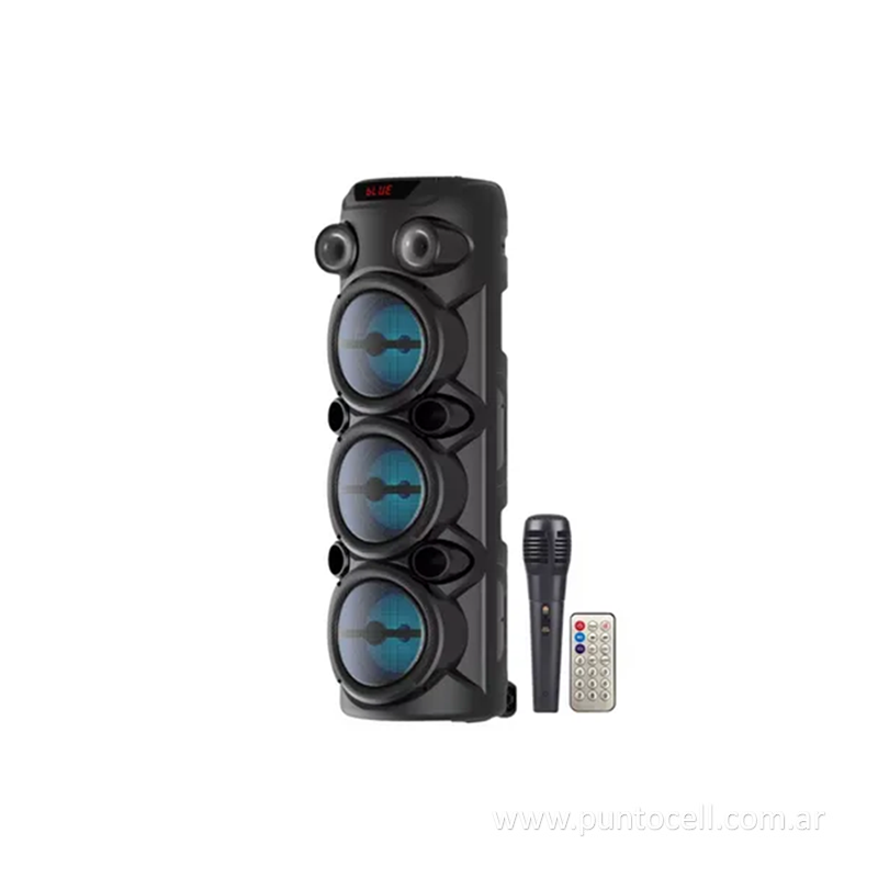 PARLANTE PORTATIL BLUETOOTH DINAX 8" x3 (DX4PARBLU23)