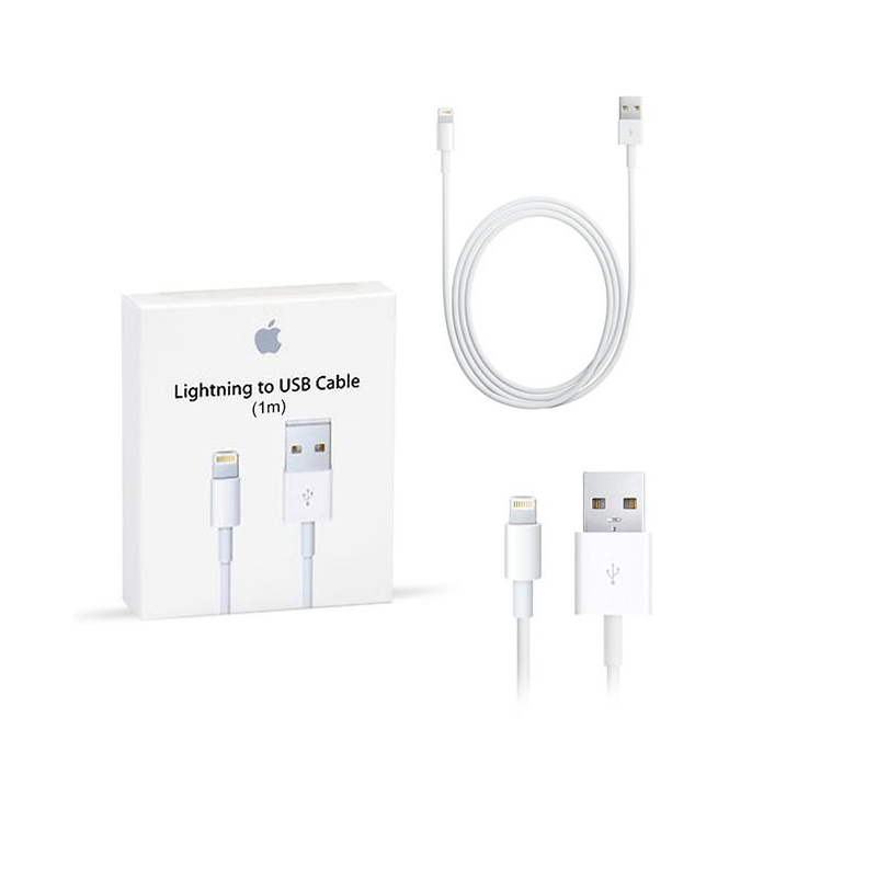 CABLE USB IPHONE LIGHTNING a USB 1M en CAJA