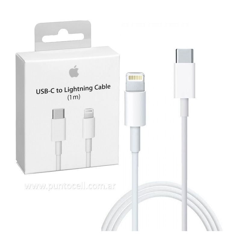 CABLE USB IPHONE TIPO C a LIGHTNING 2.0 1M