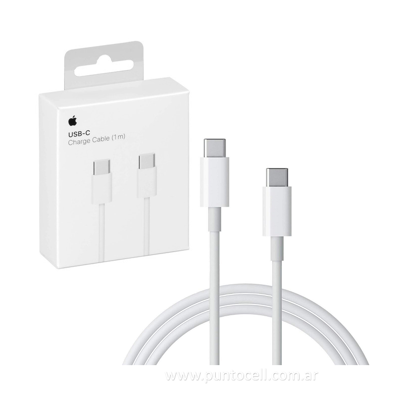 CABLE USB IPHONE TIPO C a TIPO C 2.0 DE 1M