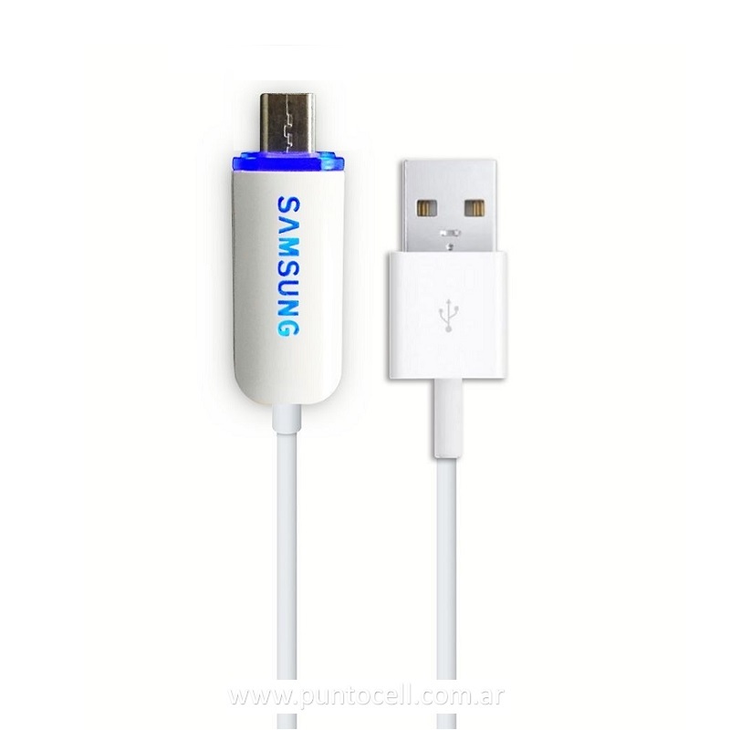 CABLE USB SAMSUNG C/ LUZ FAST CHARGER MICRO USB