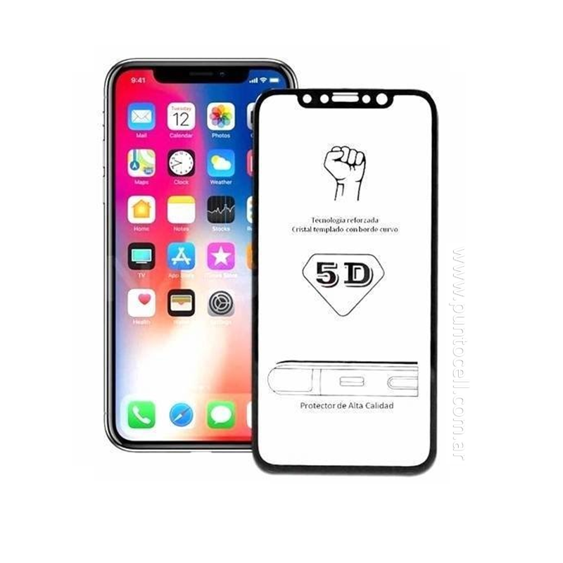 VIDRIO TEMPLADO 5D LION IPHONE XS MAX / 11 PRO MAX