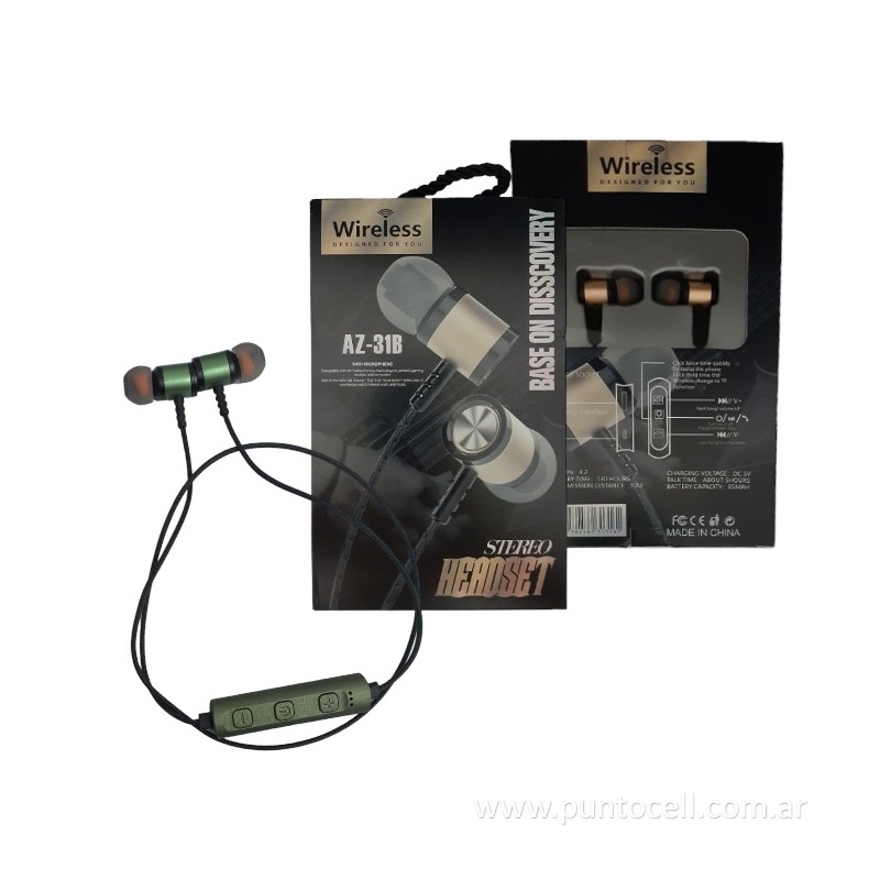 AURICULAR BLUETOOTH AZ-31B PREMIUM