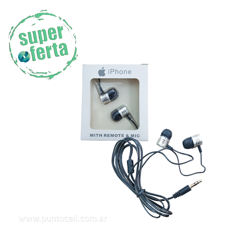 AURICULAR IN EAR IPHONE BLISTER