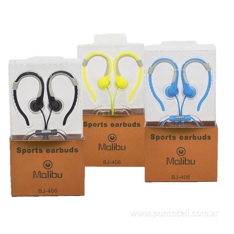 AURICULAR IN EAR MALIBU BJ-406 SPORTS