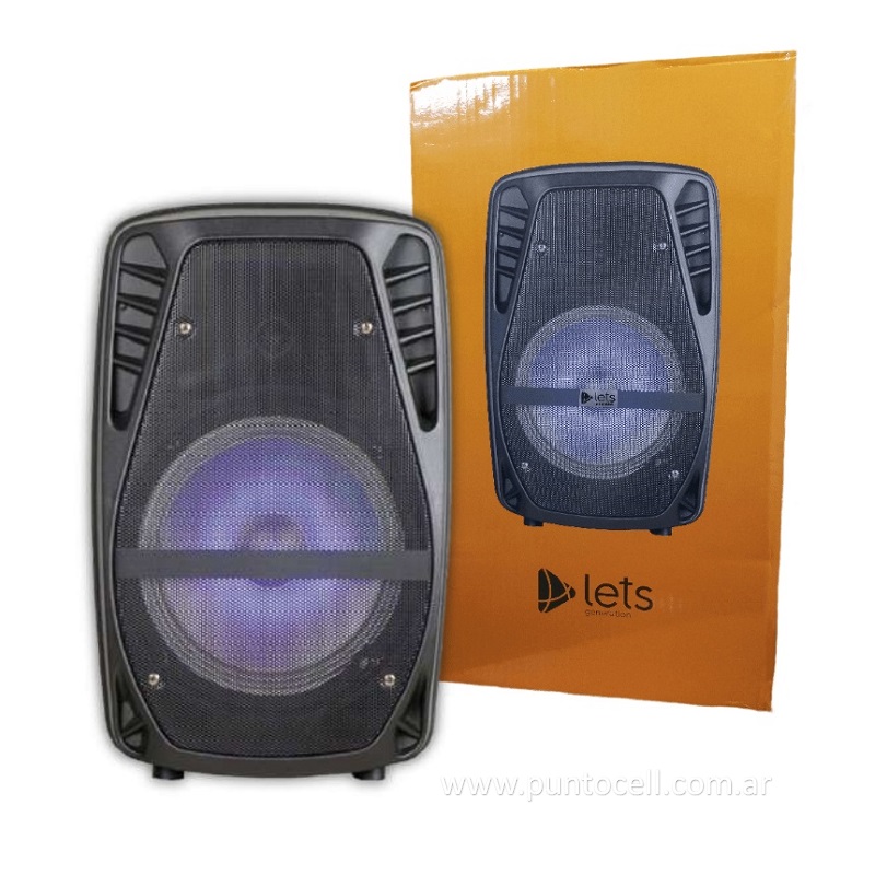 PARLANTE PORTATIL BLUETOOTH LETS 8'' - MOD CSN-304