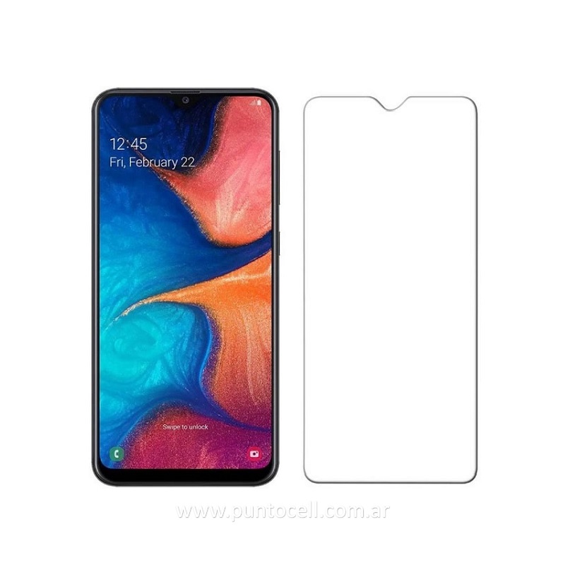 VIDRIO TEMPLADO SAMSUNG A20 / A30 (MI 9 / REDMI 7 / NOTE 7 / NOTE 8)