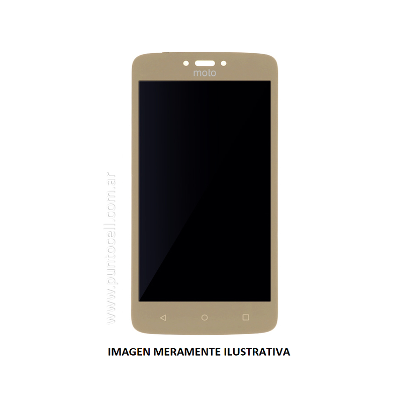 MODULO MOTOROLA MOTO C DORADO C/ LOGO (XT1756)