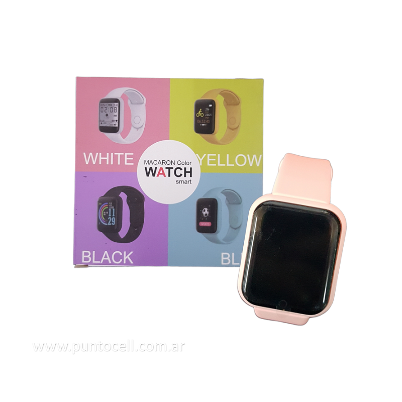 SMARTWATCH D20s MACARON Color ROSA