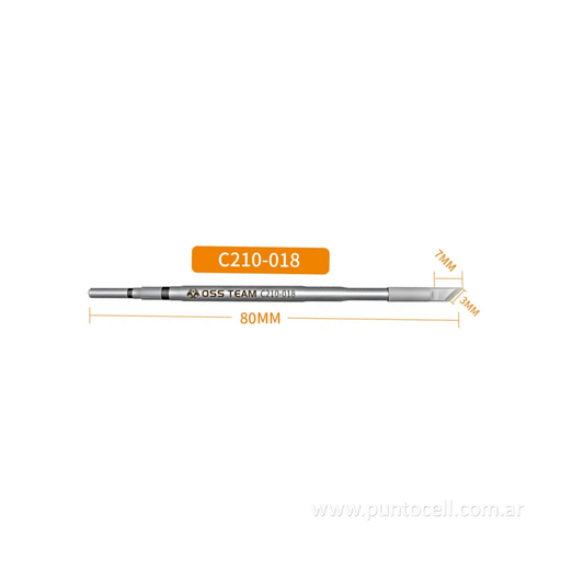 [104758] PUNTA DE SOLDADOR OSS TEAM C210-018 - Cuchilla