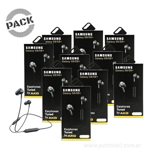 [105198] PACK x 10 - AURICULARES BLUETOOTH SAMSUNG S8/S8 PLUS AKG