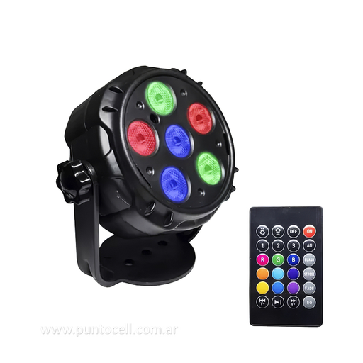 [110948] LUZ LED MINI PROTON RGB C/ CONTROL REMOTO (OM-1006)