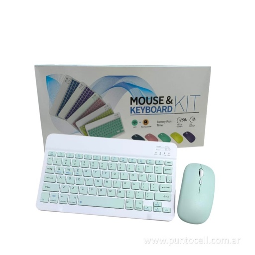 [111079] KIT INALAMBRICO BLUETOOTH DINAX MINI • TECLADO + MOUSE (DX-CBT002)