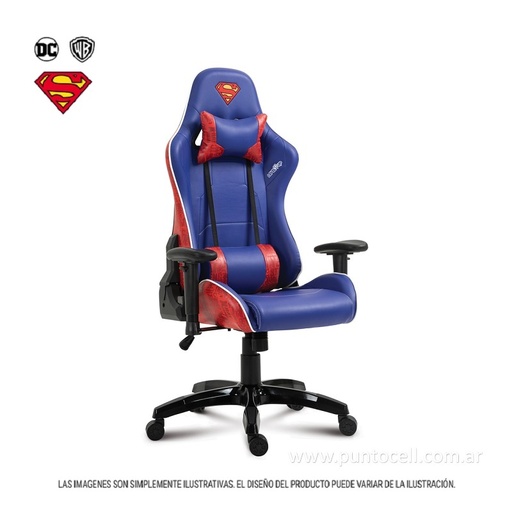 [14119] SILLA GAMER LEVEL UP DC COMICS SUPERMAN