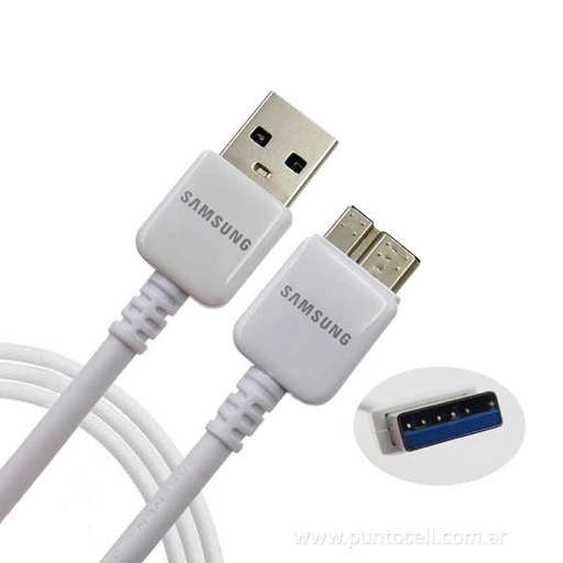 [5002] CABLE USB SAMSUNG NOTE 3 / S5 / DISCO EXTERNO