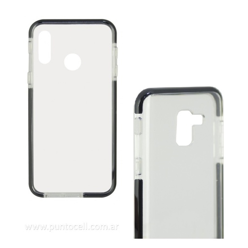 [11189] TPU TRANSPARENTE BORDE IMAX / KARSEN MOTOROLA E5 PLUS Borde BLANCO