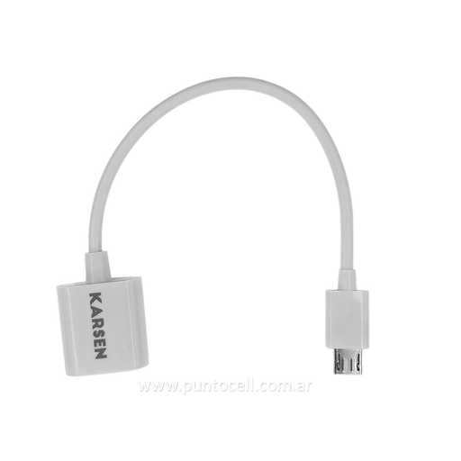 [14662] ADAPTADOR OTG KARSEN MICRO USB a USB H